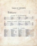 Table of Contents, Washington County 1875